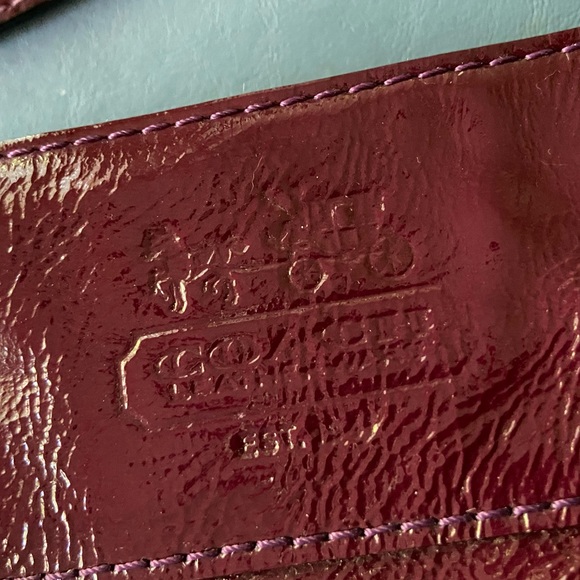 Coach Burgundy Shoulder Bag, Large EUC - Picture 10 of 11